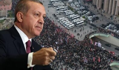 Erdoğan, Çağlayan Adliyesi önünde atılan slogana çok kızdı